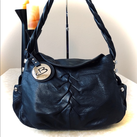 b. makowsky Handbags - B. Makowsky Pebble Leather Shoulder Bag EUC
